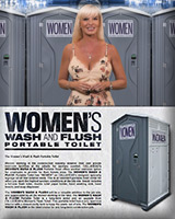 Women's Wash and Flush Portable Toilet