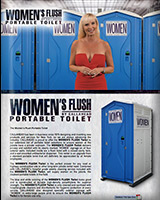 Women's Flush Portable Toilet