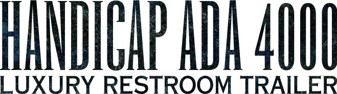 The HANDICAP ADA 4000 Luxury Restroom Trailer by CALLAHEAD