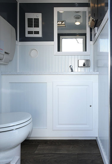 HANDICAP ADA 4000 Luxury Restroom Trailer interior view