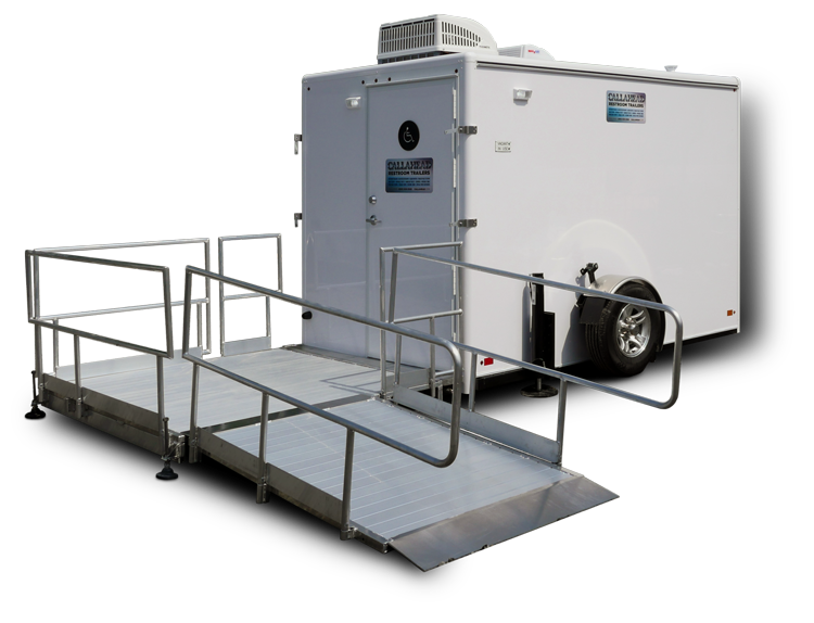Modern Handicap Restroom Trailer front view