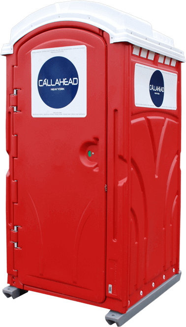 The Red Head Portable Toilet interior view