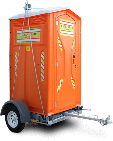 The Safety Head Portable Restroom Trailer INTERIOR VIEW