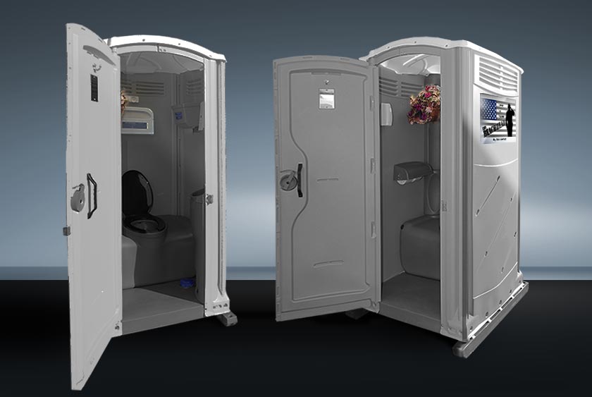 THE BEACHHEAD PORTABLE RESTROOM HELPS SUPPORT OUR SOLDIERS