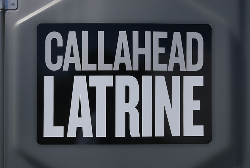 LARGE BOLD SIGNAGE CAN BE SEEN FROM A DISTANCE