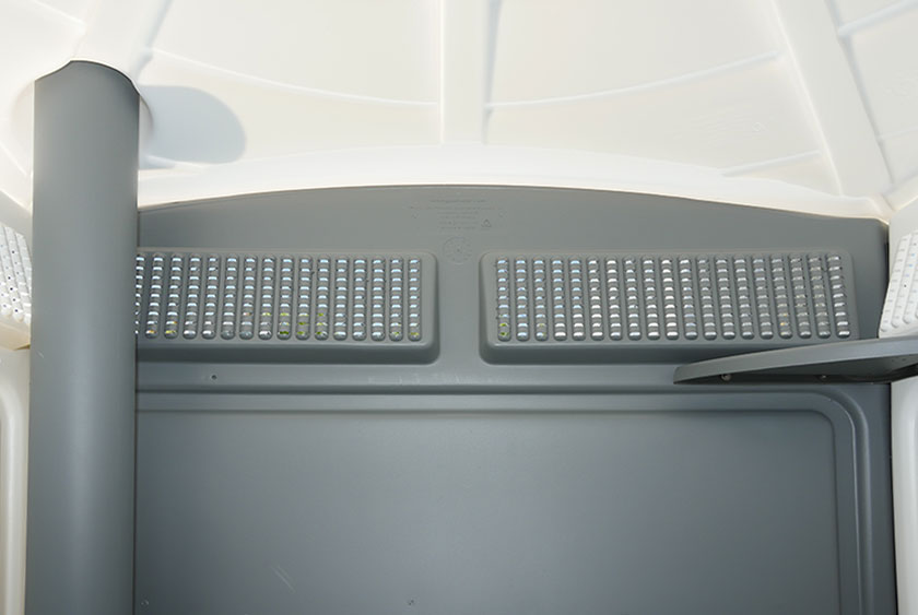 THE LATRINE IS WELL VENTILATED ON 3 SIDES