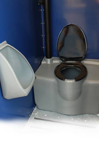 38 Gallon Capacity, with Separate Toilet and Urinal!