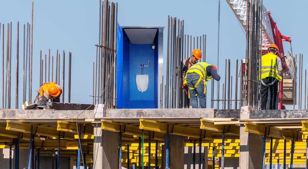 SkyUrinal Portable Urinal | SkyUrinal Portable Urinal at the Top Level of a Building