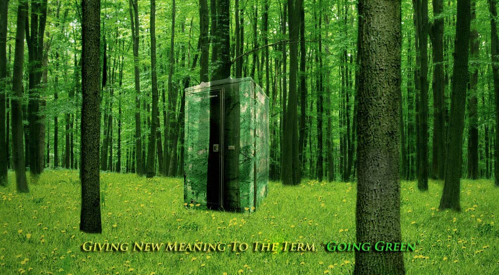 Giving New Meaning to 'Going Green' - Porta Potty for Special Events