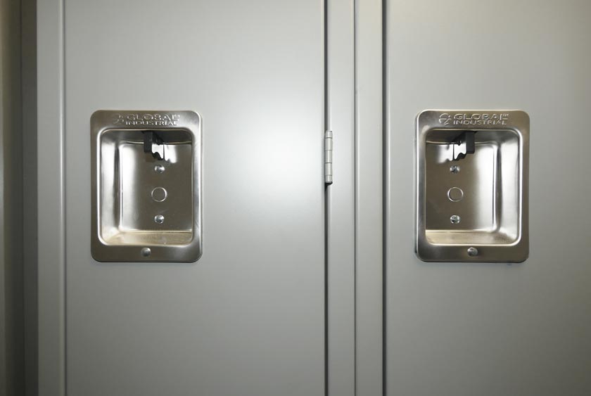 EACH LOCKER HAS THEIR OWN LOCKPAD FOR SECURITY