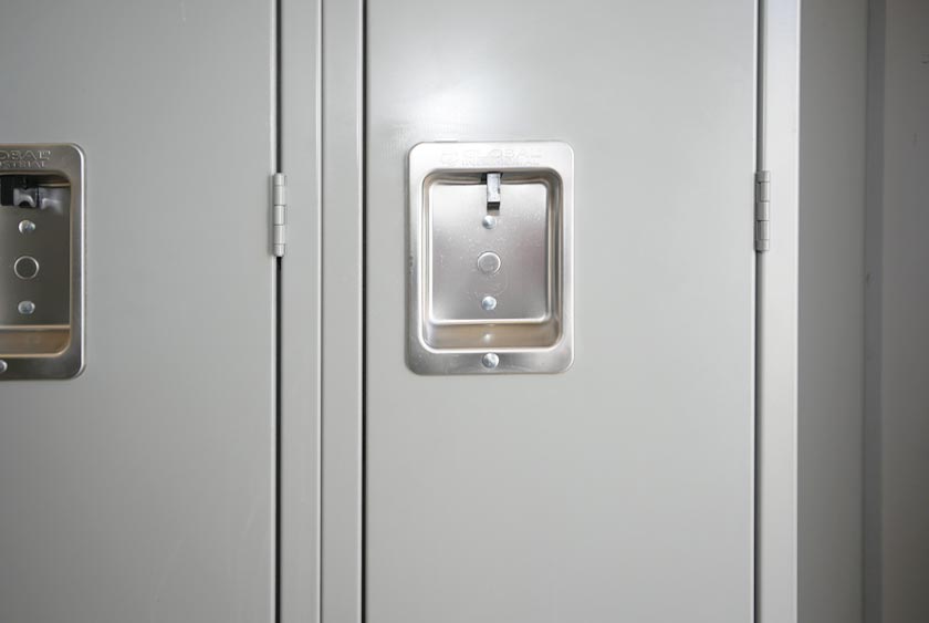 EACH LOCKER HAS THEIR OWN LOCKPAD FOR SECURITY