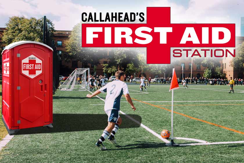 THE FIRST AID STATION BY CALLAHEAD