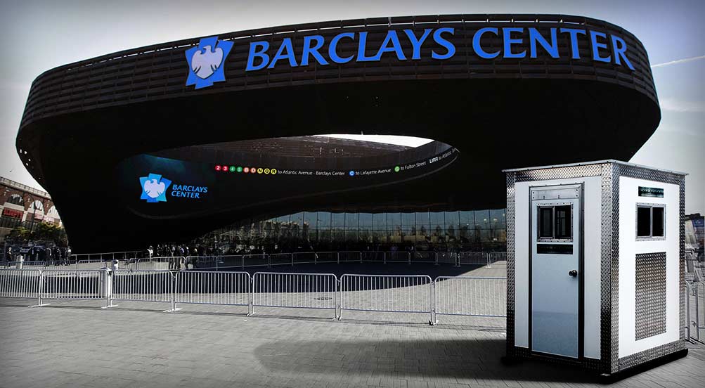 The A25 Portable Security Booth Near Barclays Center