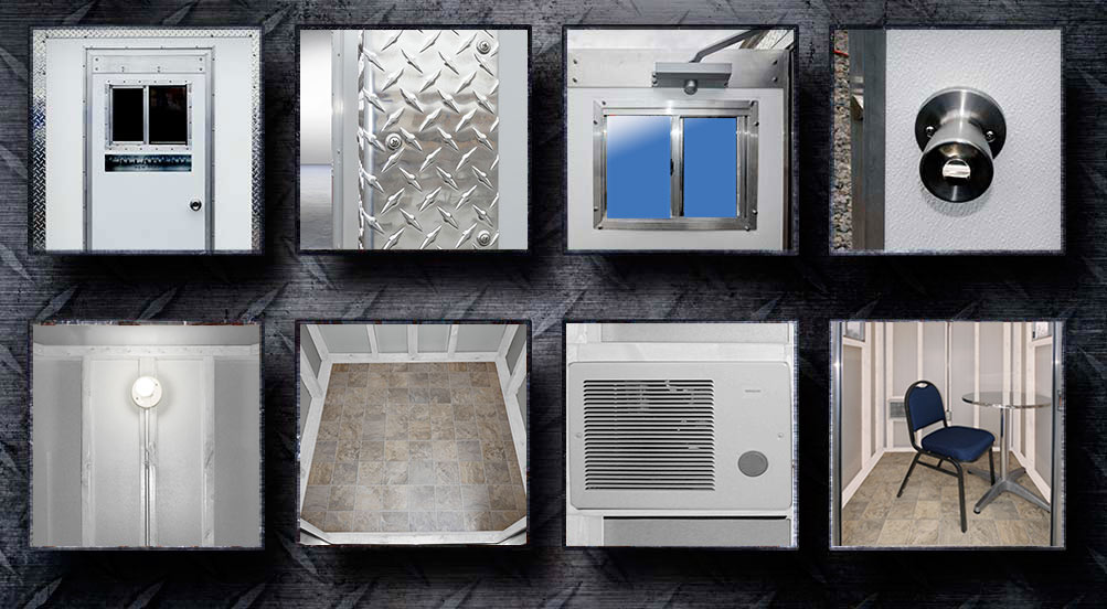 The A25 Portable Security Booth Interior By Callahead