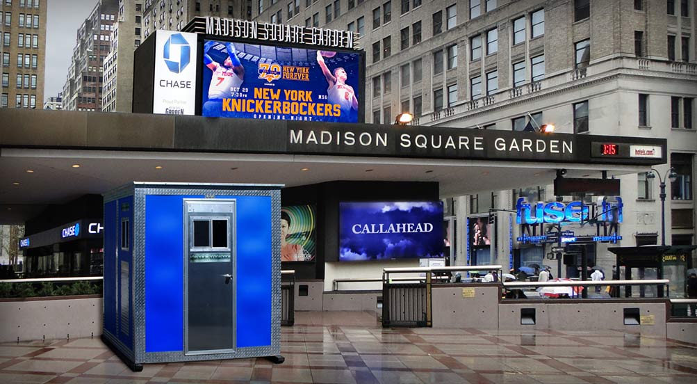 The A48 Portable Security Booth Near Madison Square Gardan