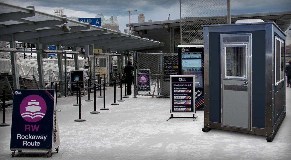 The World View 25 Guard Booth in NY