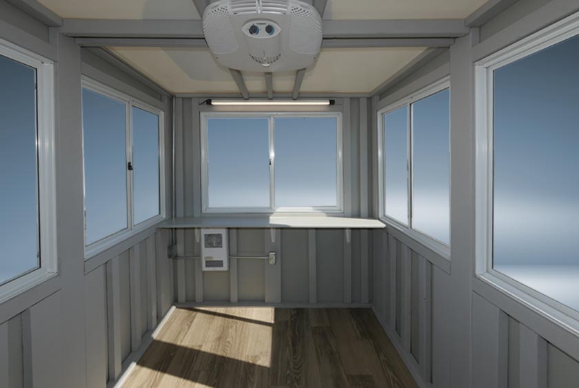 THE WORLD VIEW 48 HAS A SPACIOUS 48 SQUARE FOOT INTERIOR
