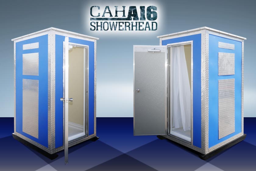 THE CAH A16 SHOWERHEAD IS BUILT WEATHER TIGHT TO HANDLE EVERY SEASON