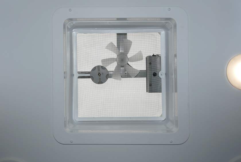 CEILING VENTS WITH ELECTRIC FANS FOR ADDITIONAL VENTILATION