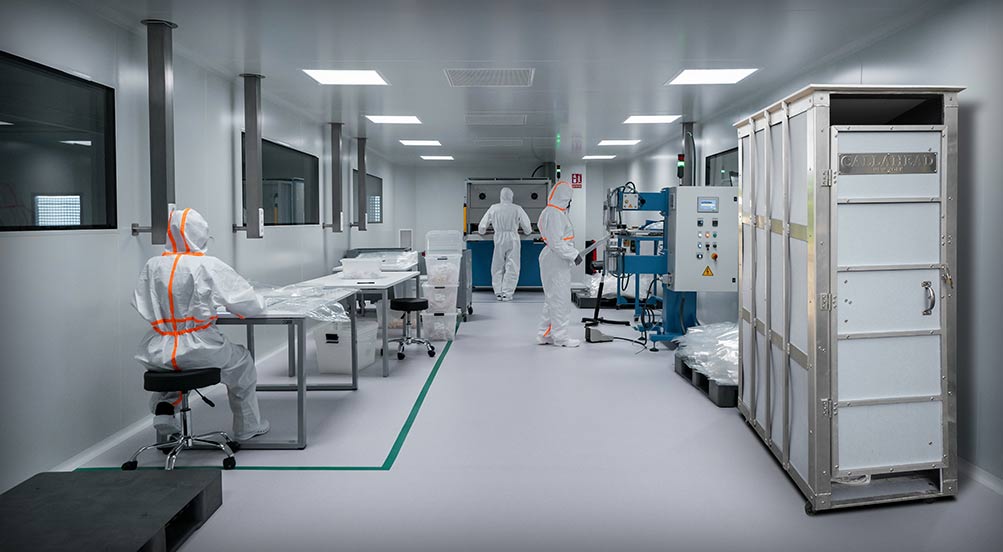 SkyWash Portable Sink | White SkyWash Portable Sink Being Used Inside a Medical Facility