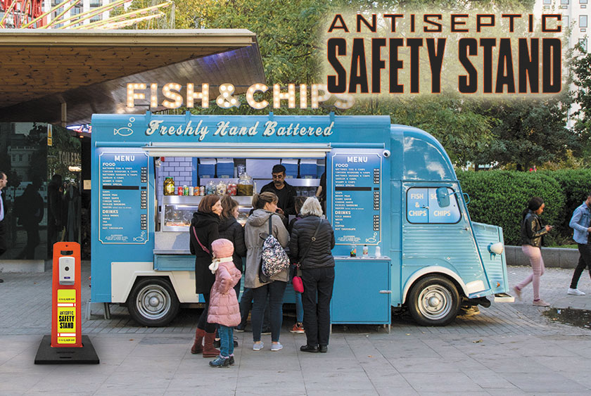 Antiseptic Safety Stand is Essential for Food Service and Restaurants