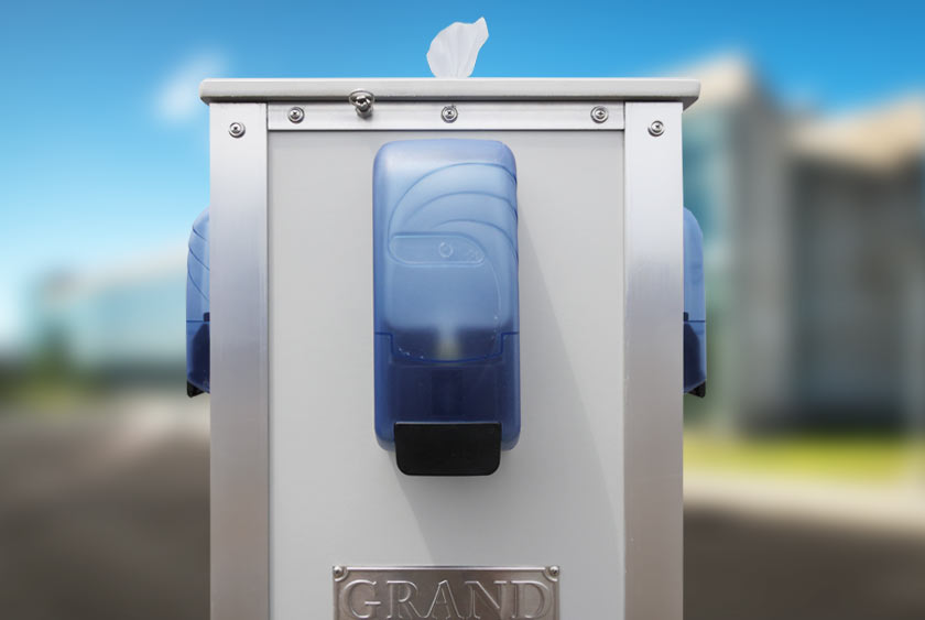 EACH ANTISEPTIC DISPENSERS DELIVER APPROXIMATELY 1,300 USES