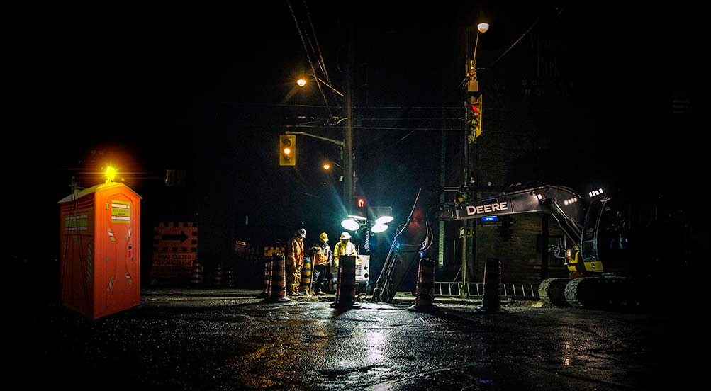 The Safety Light Good For Night Time Jobsites