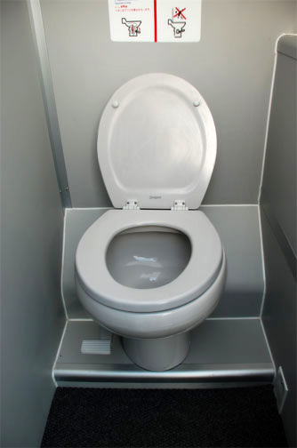 Aviation style vacuum flush technology