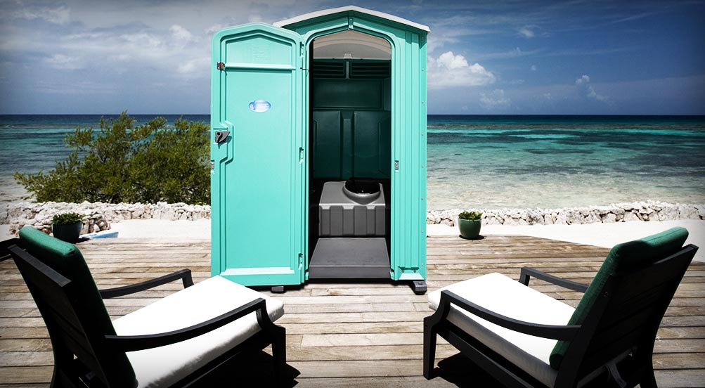 The Aqua Head Porta Potty in NY