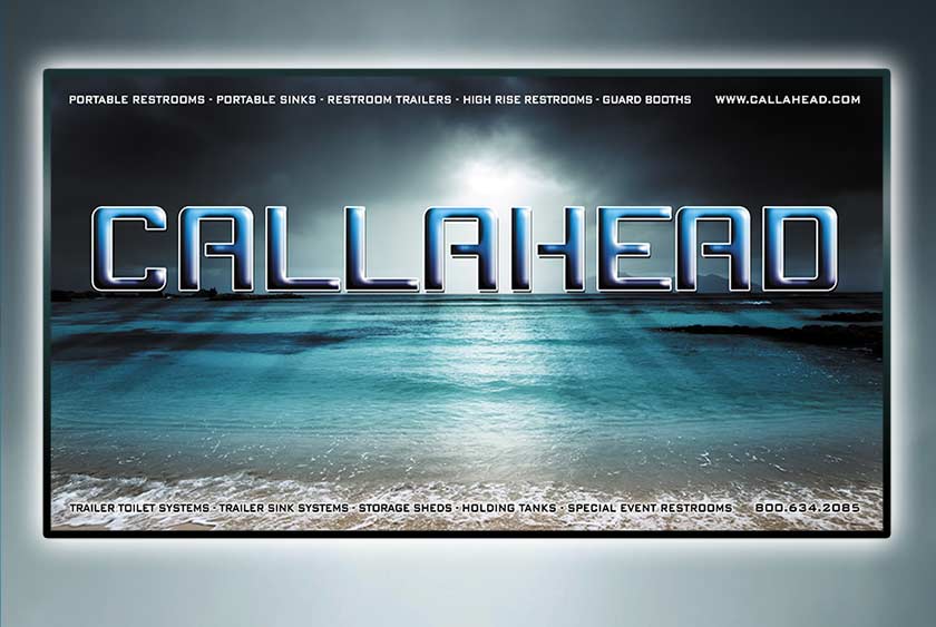 VISUALLY STRIKING SIGNAGE