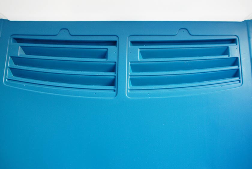 EXTRA LARGE VENTS FOR FRESH AIR