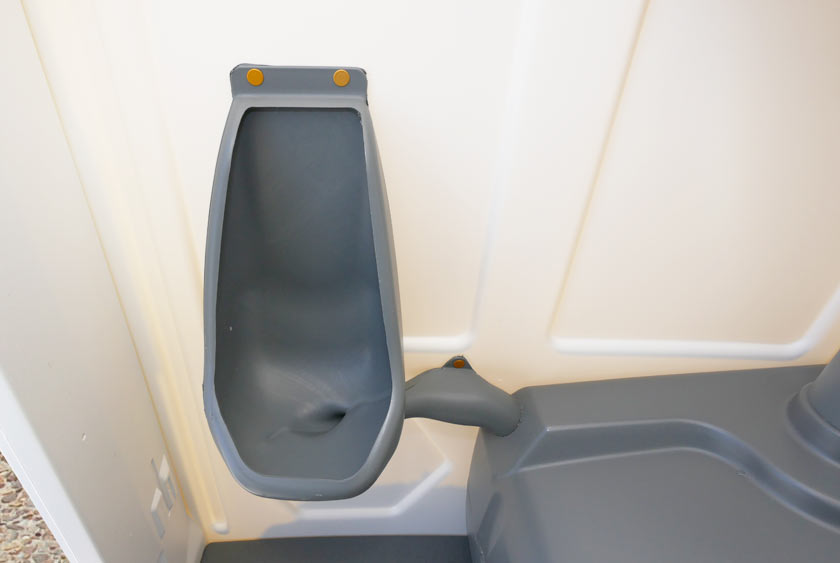 SEPARATE URINAL TO KEEP TOILET AREA CLEAN