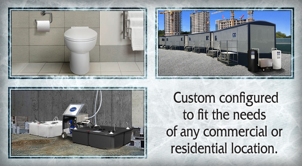 MAC Toilet System Custom Configured to fit Commercial Location
