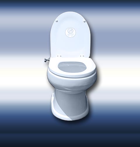 Full, Comfortable Toilet