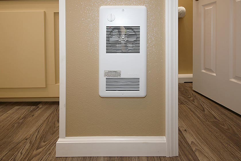 1,500 WATT FAN FORCED HEATERS IN BOTH BATHROOMS