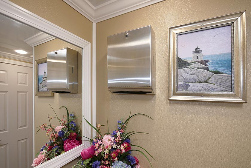 WALL MOUNTED PAPER TOWEL DISPENSERS