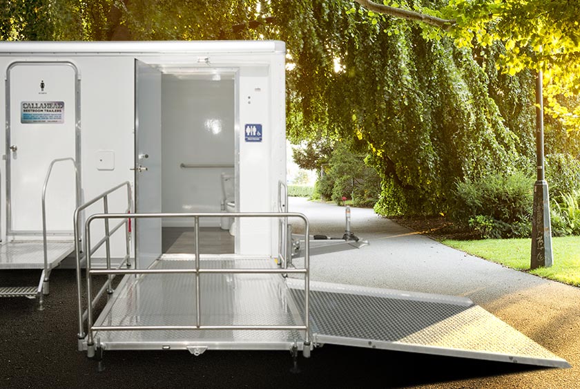 FOUR STATION ADA COMPLIANT BATHROOM TRAILER