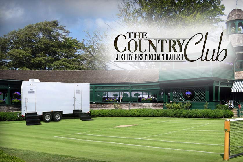THE COUNTRY CLUB LUXURY RESTROOM TRAILER