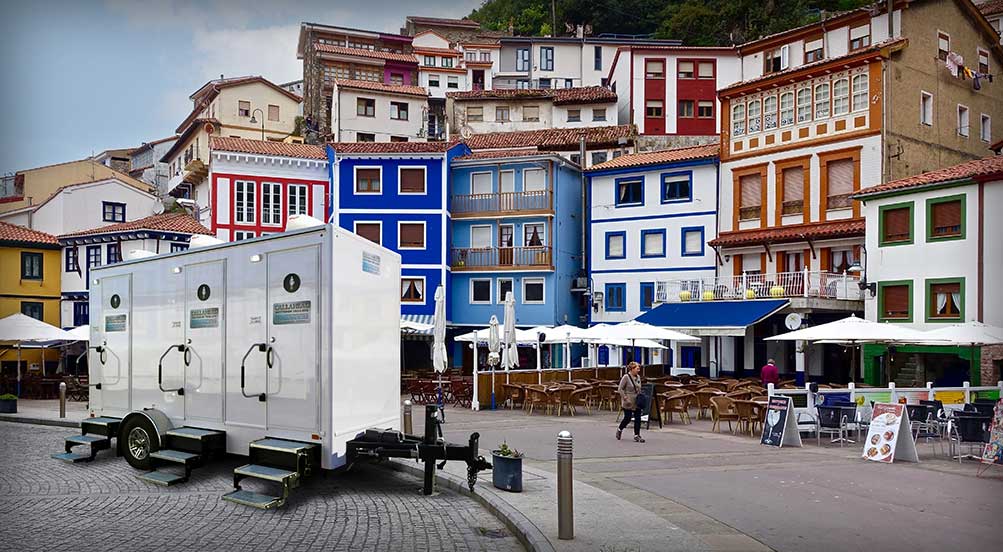 The Dockside Restroom Trailer In The Town