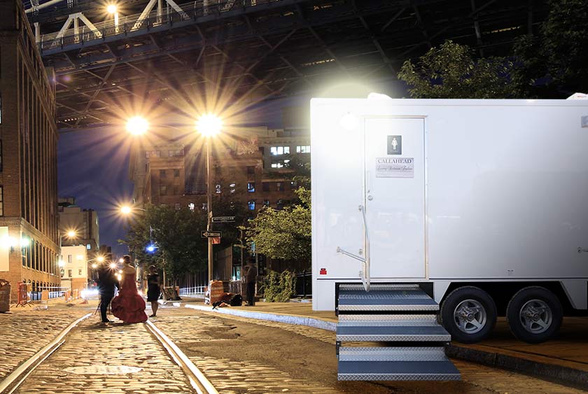 STAINLESS STEEL STAIRCASES WITH OUTDOOR LIGHTING PROVIDE NIGHTIME SAFETY