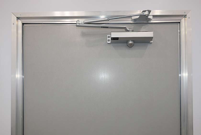 SELF-CLOSING DOORS PROVIDE PRIVACY