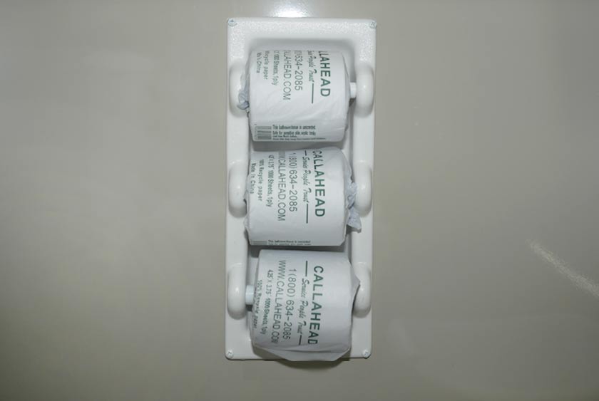 TRIPLE TOILET PAPER HOLDER