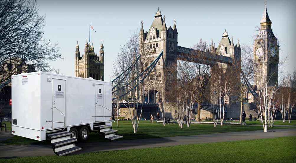 Hyde Park Restroom Trailer In The Park