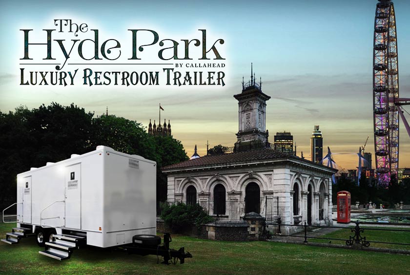 THE HYDE PARK LUXURY RESTROOM TRAILER BY CALLAHEAD