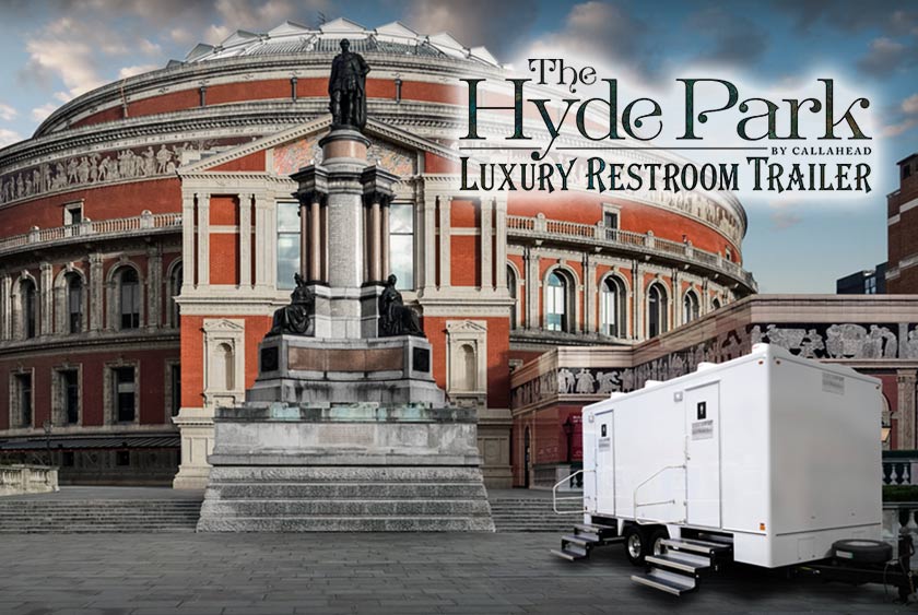 THE HYDE PARK LUXURY RESTROOM TRAILER BY CALLAHEAD