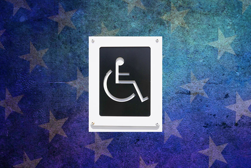 OUTDOOR ADA/HANDICAP SIGN