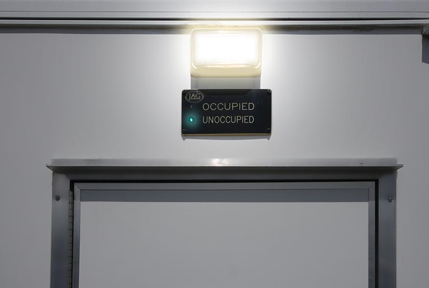 OUTDOOR LIGHTING FOR SAFETY AND OCCUPANCY INDICATOR LIGHT