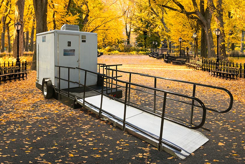 LONG RAMP PROVIDES EASY INCLINE