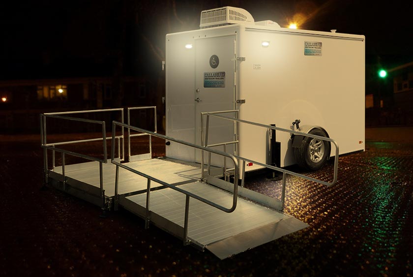 WIDE ACCESS RAMP & OUTDOOR LIGHTING PROVIDE EASY ENTRY/EGRESS