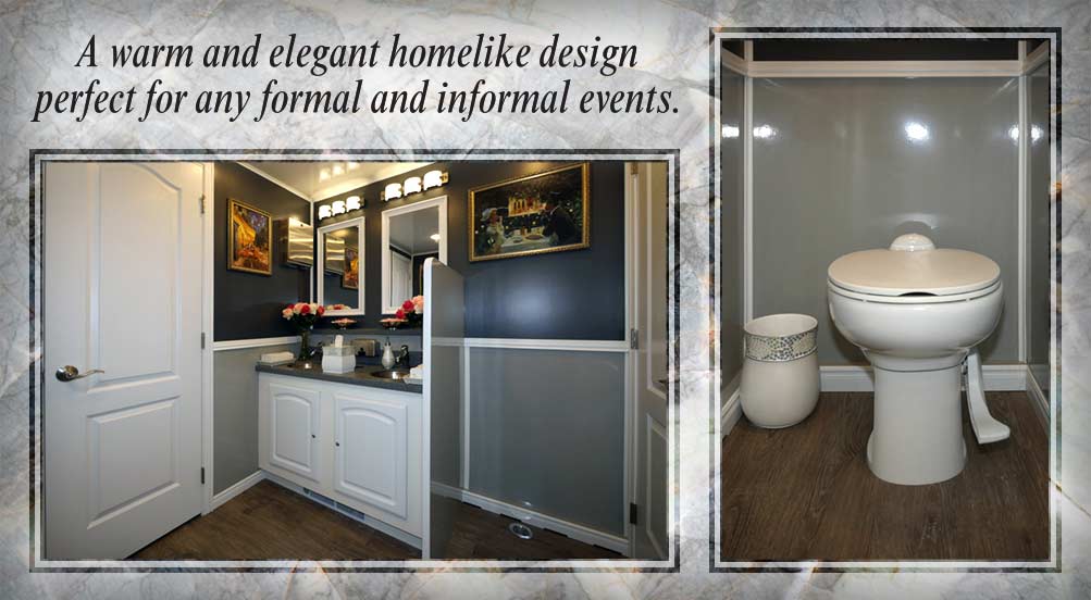 The PARKSIDE Restroom Trailer Elegant For Any Event